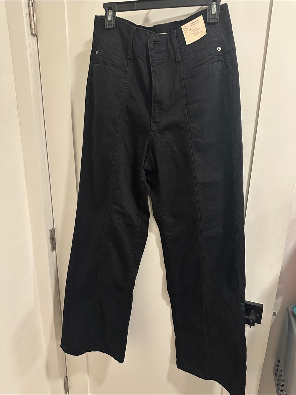 Universal Thread Black Wide Leg Flare Jeans